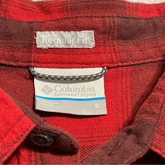 COLUMBIA Men's Boulder Ridge Long Sleeve Flannel Shirt - Size Small - Picture 2 of 8